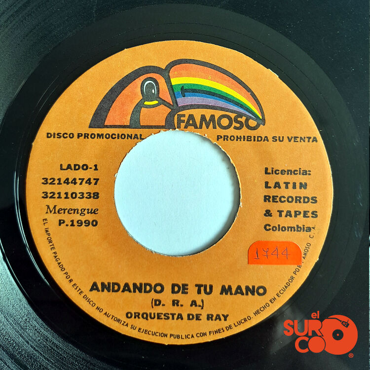 Orquesta De Ray - La Guaca / Andando De Tu Mano Vinilo