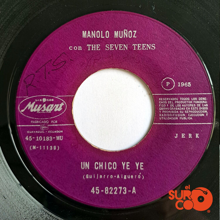 Manolo Muñoz - Un Chico Ye Ye / Chivi Chivi Vinilo