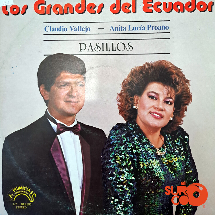 Claudio Vallejo - Los Grandes Del Ecuador Vinilo